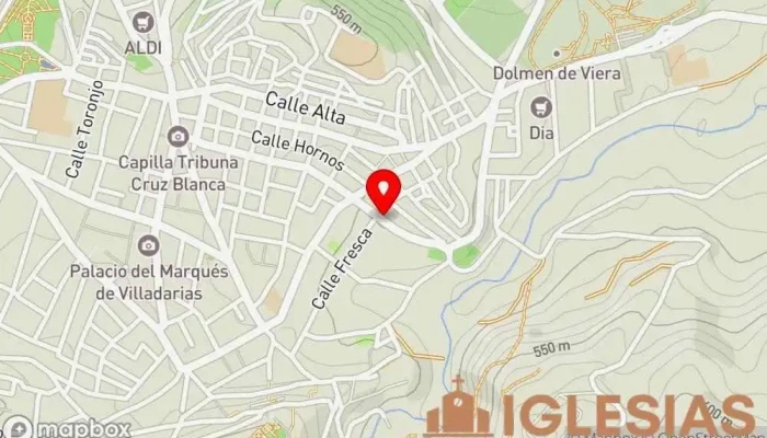 mapa de Amistad y Vida Antequera Iglesia en Antequera