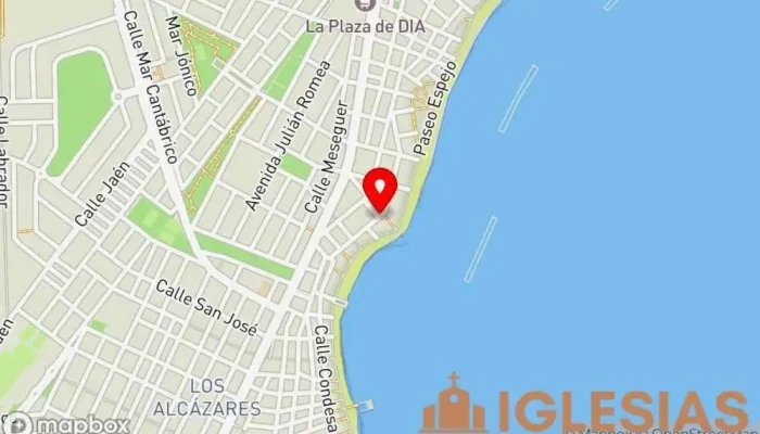 mapa de C. de la Iglesia  en Los Alcázares