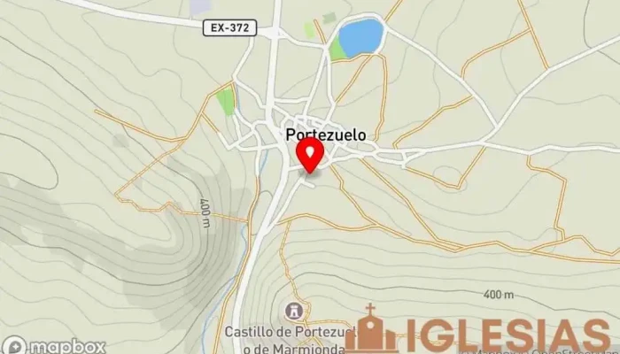 mapa de Calle Iglesia  en Portezuelo