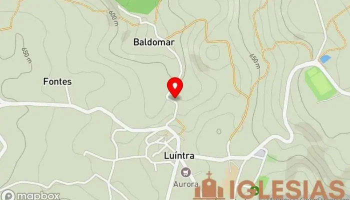 mapa de Capela de Luíntra Capilla en Province of Ourense