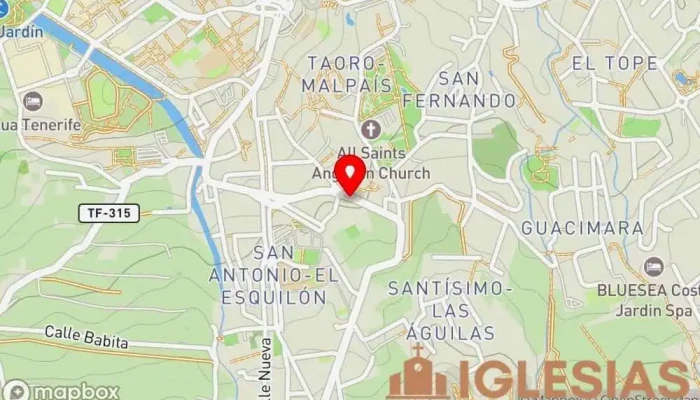 mapa de Capilla Cruz de Ñuñú Capilla en Puerto de la Cruz