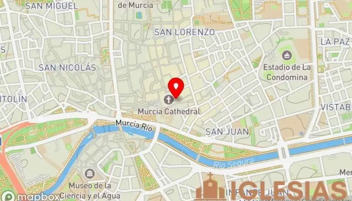 mapa de Capilla de los Vélez Capilla en Murcia