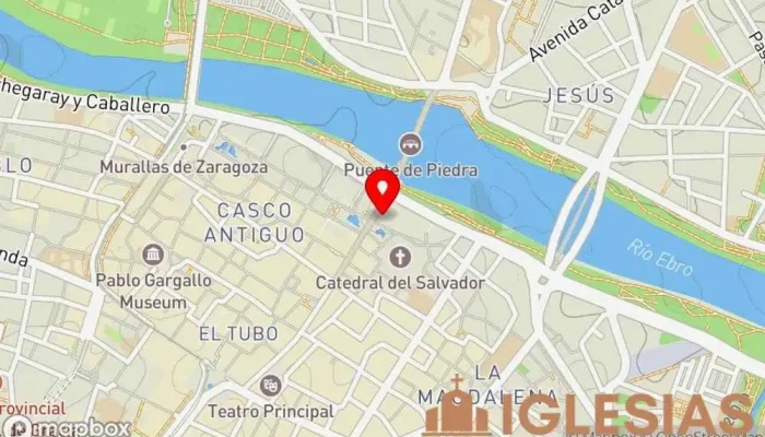 mapa de Capilla de San Pascual Bailón Capilla en Zaragoza