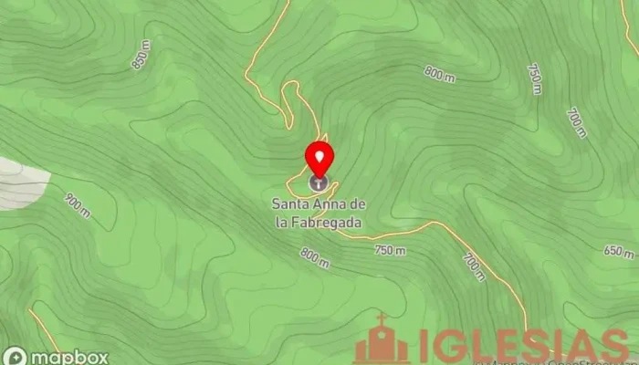 mapa de Capilla de Santa Anna de la Fabregada Capilla en Lleida