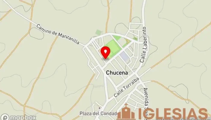 mapa de Casa Hermandad Cristo de Burgos Parroquia en Chucena