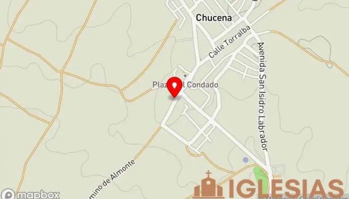 mapa de Casa Parroquial Iglesia en Chucena