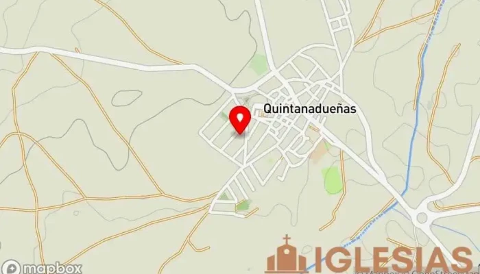 mapa de Casa Parroquial San Martín Iglesia católica en Quintanadueñas