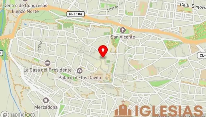 mapa de Catedral de Ávila Catedral, Iglesia católica, Iglesia, Atracción turística en Ávila