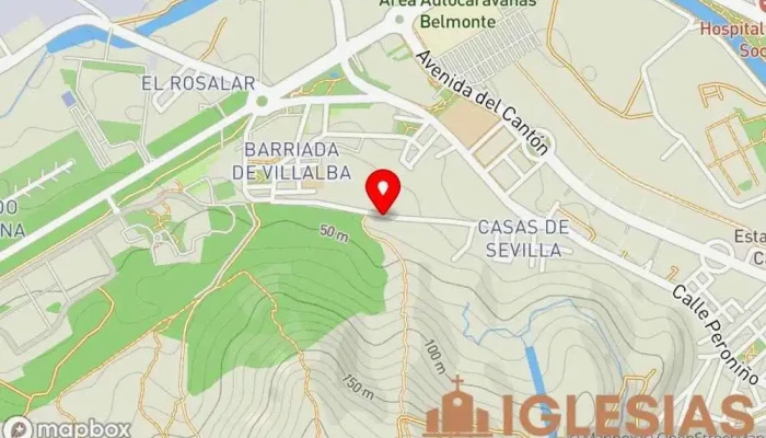 mapa de Centro de Renovación Cristiana San José Institución religiosa en Cartagena