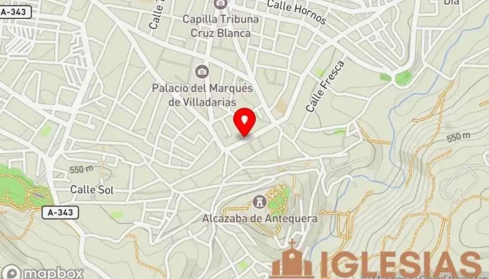 mapa de Convento de la Encarnación Convento en Antequera