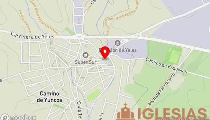 mapa de EMI Yeles Oficinas de empresa en Yeles