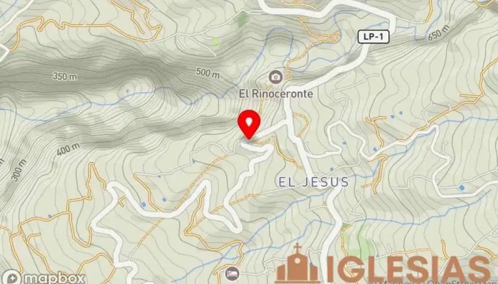 mapa de Ermita de El Buen Jesús Capilla en Tijarafe