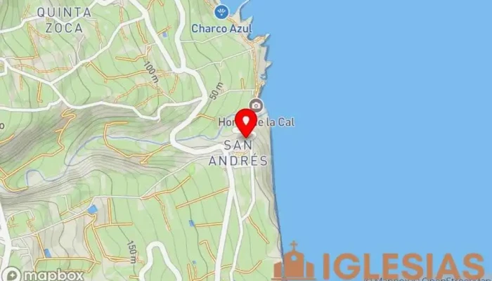 mapa de Ermita de El Pilar Capilla en San Andrés