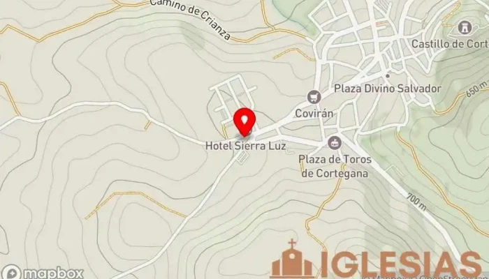 mapa de Ermita de Jesús Nazareno Iglesia en Cortegana