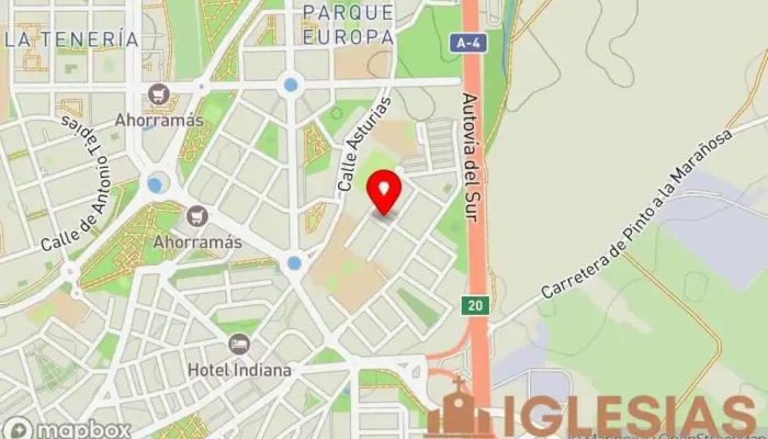 mapa de Ermita de Jesús Nazareno y San José Obrero Capilla en Pinto