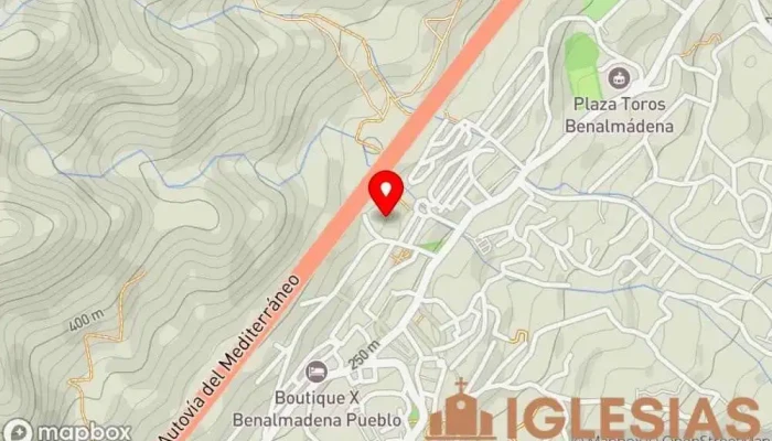 mapa de Ermita de la Cruz Iglesia católica en Benalmádena