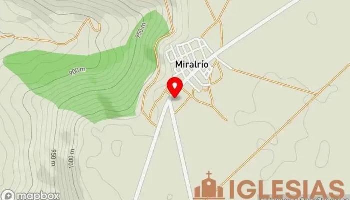 mapa de Ermita de La Soledad Iglesia en Miralrío