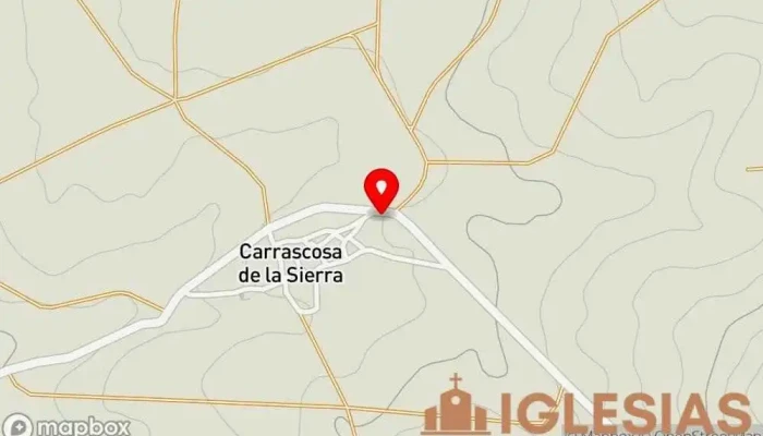 mapa de Ermita de la Soledad Capilla en Carrascosa de la Sierra