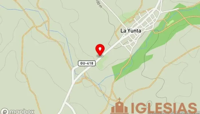 mapa de Ermita de la Soledad Iglesia en La Yunta