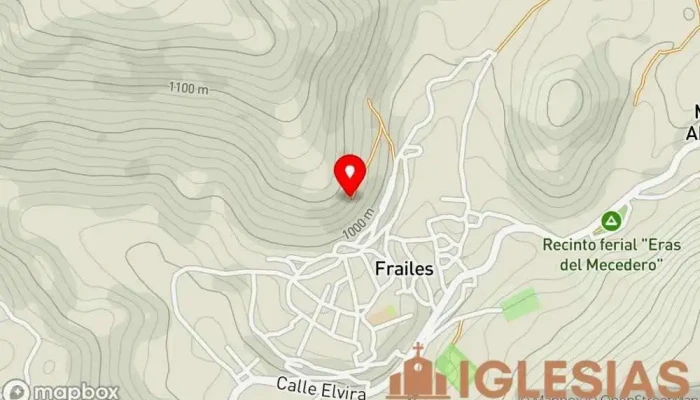 mapa de Ermita de la Virgen de las Angustias Iglesia en Frailes