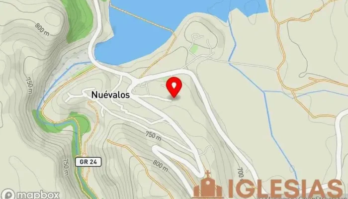 mapa de Ermita de la Virgen de los Álvares Iglesia en Nuévalos