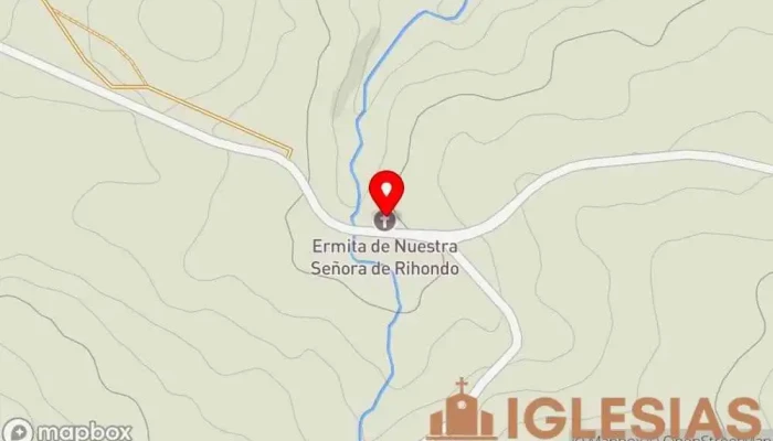 mapa de Ermita de la Virgen de Rihondo Iglesia en Ávila
