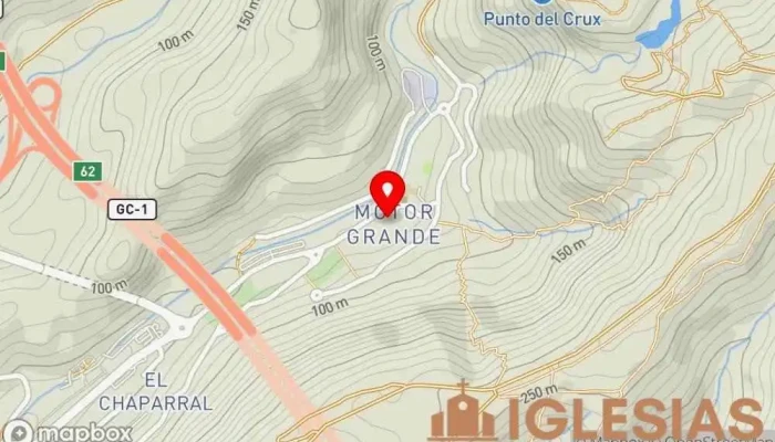 mapa de Ermita De María Auxiliadora Iglesia en El Motor Grande