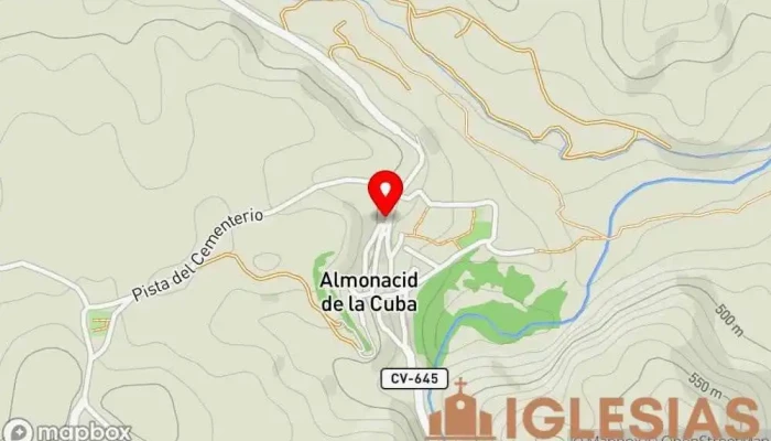 mapa de Ermita de Ntra. Sra. de los Dolores Iglesia en Almonacid de la Cuba