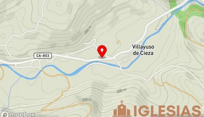 mapa de Ermita de Nuestra Señora del Carmen Capilla en Villayuso