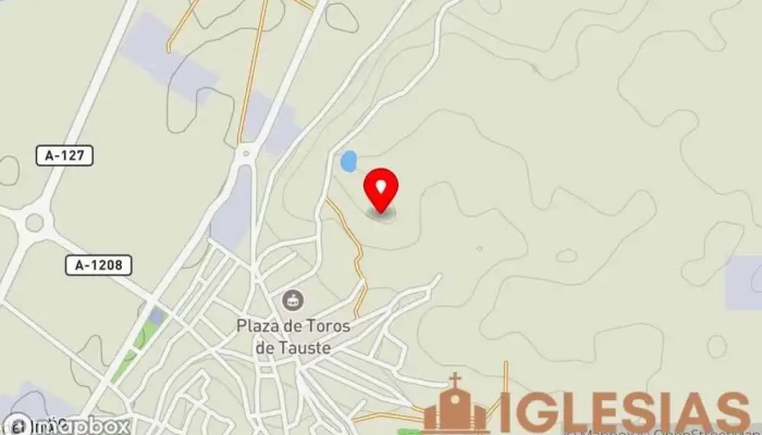 mapa de Ermita de San Antonio Capilla en Tauste