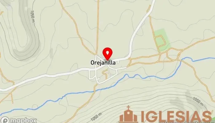 mapa de Ermita de San Gregorio Iglesia en Orejanilla