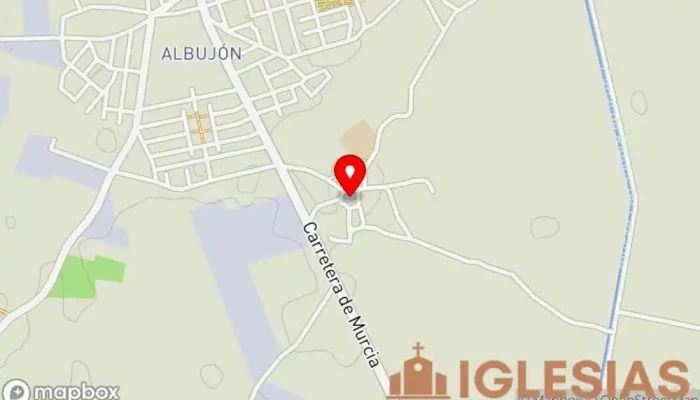 mapa de Ermita de San Juan Bautista Iglesia en Murcia