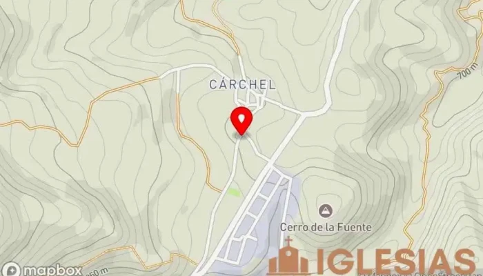 mapa de Ermita de San Marcos Iglesia en Cárchel