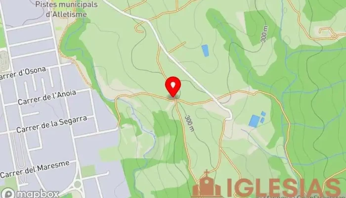 mapa de Ermita de San Pere de Ullastre Iglesia en Castellar del Vallès