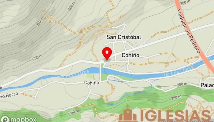 mapa de Ermita de San Roque Iglesia en Arenas de Iguña