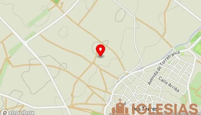 mapa de Ermita de San Sebastián Capilla en Dos Torres