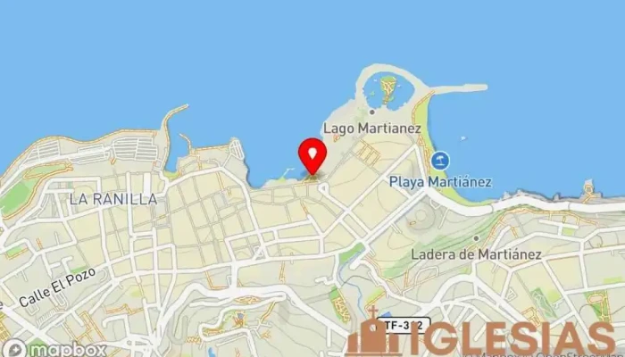 mapa de Ermita de San Telmo Capilla en Puerto de la Cruz