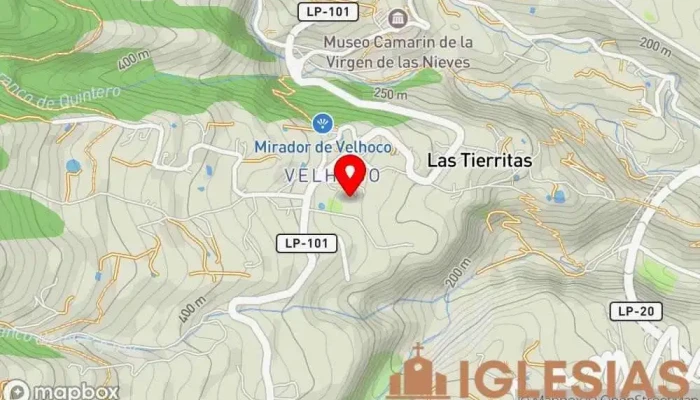 mapa de Ermita de San Vicente Ferrer Capilla en Buenavista de Arriba