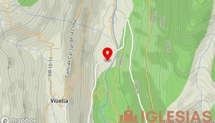 mapa de Ermita de Sant Marc Iglesia en Lles de Cerdanya