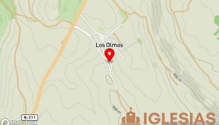 mapa de Ermita de Santa Barbara Capilla en Los Olmos