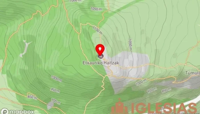 mapa de Ermita de Santa Cruz Capilla en Navarra
