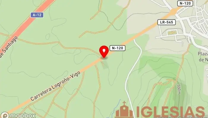 mapa de Ermita de Santa María de Jesús Iglesia en Navarrete