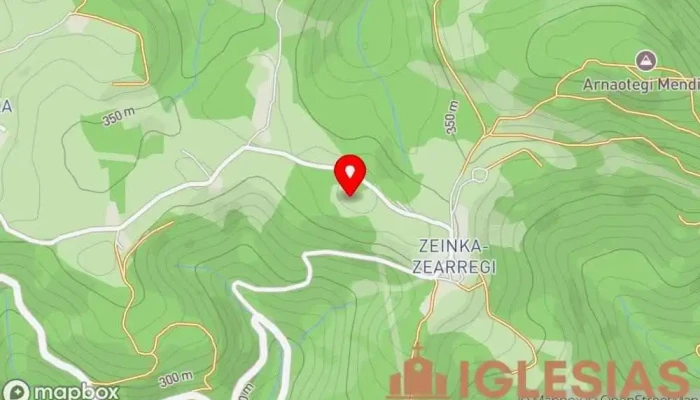 mapa de Ermita de Santa María Magdalena de Zeinka-Zearregi Iglesia en Ziortza-Bolibar