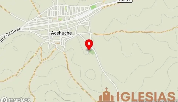 mapa de Ermita de Santa María Iglesia en Acehuche