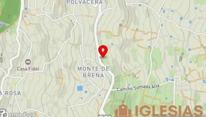 mapa de Ermita de Santa Rosalía Capilla en Santa Cruz de Tenerife