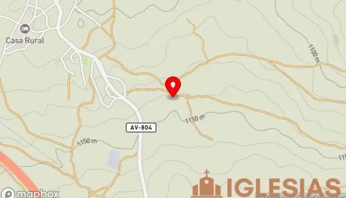 mapa de Ermita del Berrocal Iglesia en Ávila