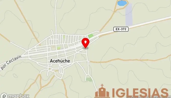 mapa de Ermita del Cristo de la Cañada Iglesia católica en Acehuche