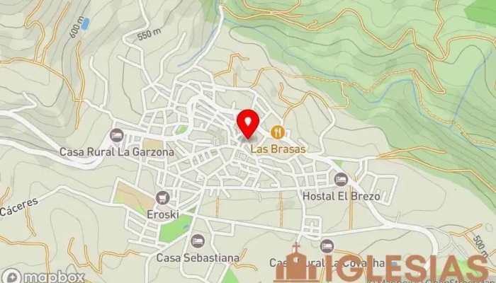 mapa de Ermita del Cristo de la Misericordia Iglesia en Losar de la Vera