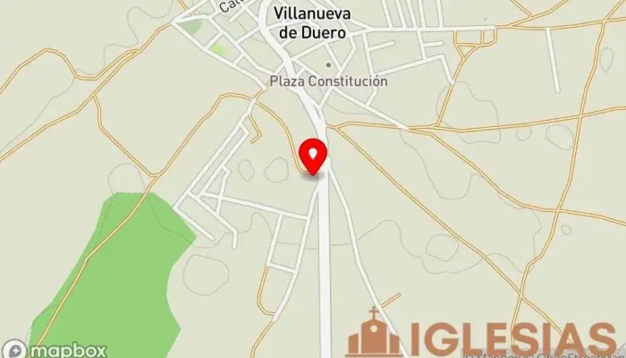 mapa de Ermita del Cristo del Humilladero Iglesia en Villanueva de Duero