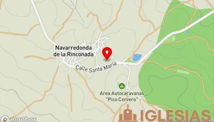 mapa de Ermita del Cristo del Humilladero Iglesia en Navarredonda de la Rinconada